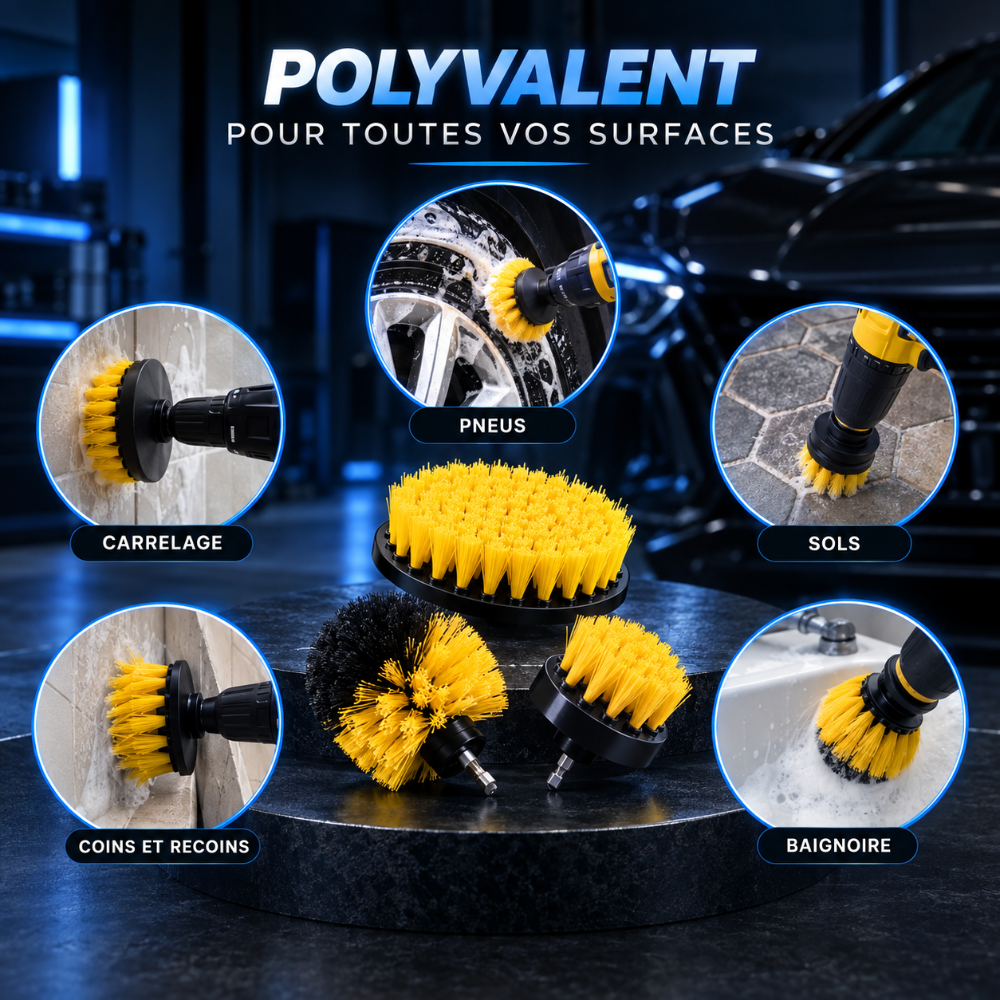 Kit Detailing Automobile 17 Pièces